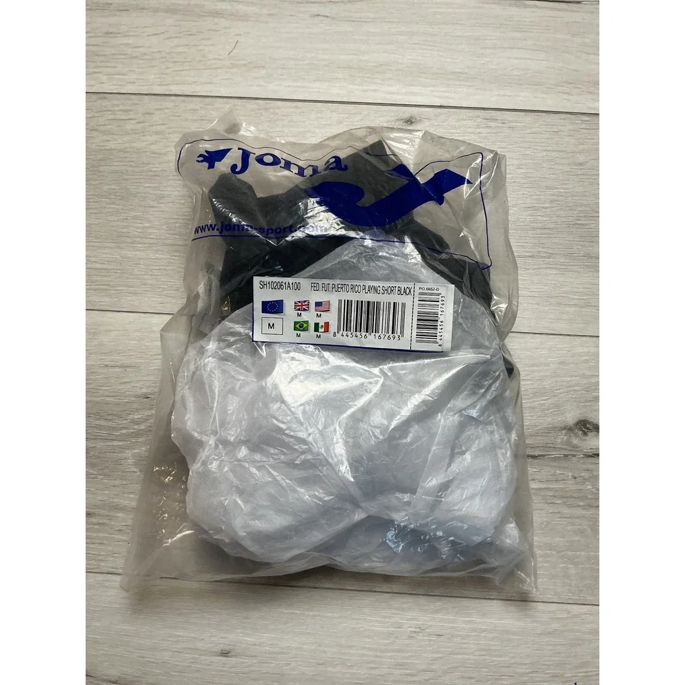Joma Athletic‎ Shorts Black Medium New With Tags